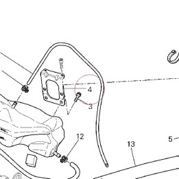 Bracket, water tank 83014291A