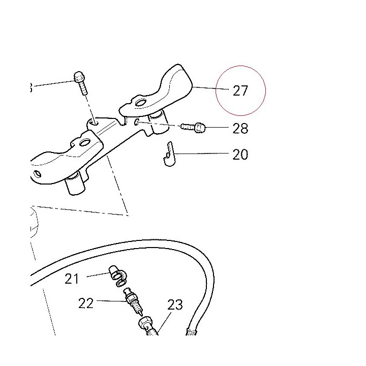 Bracket, cowling 83014431A