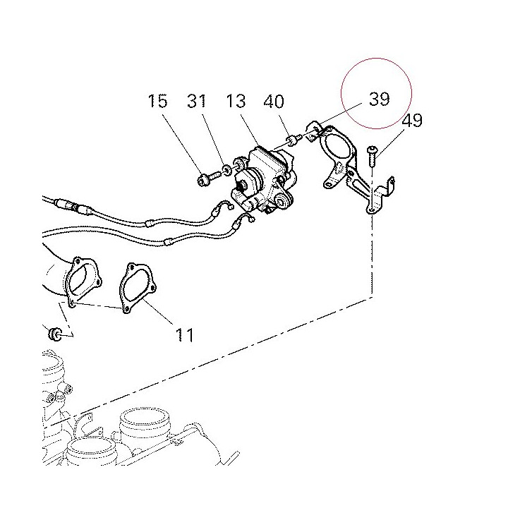 Bracket actuator exhaust control 83014531B