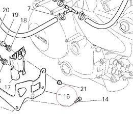 Bracket carbon canister 83014651A