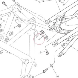 Bracket, tank 83015431A