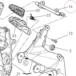 Bracket, rear 83015571A