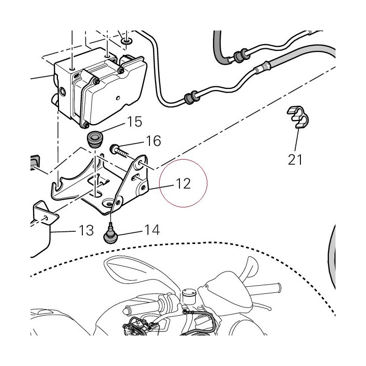 Holder ABS 83015691A