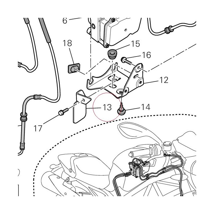Bracket fuse 83015761B
