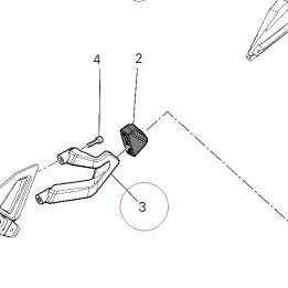 Bracket bottom left 83015921A