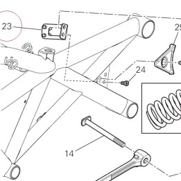 Holder, shock absorber adjuster 83016423A