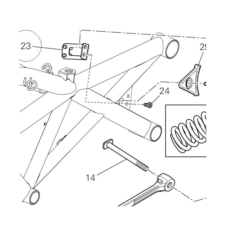 Holder, shock absorber adjuster 83016423A