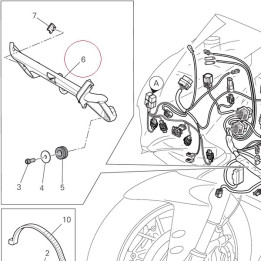 Bracket, front 83017071A
