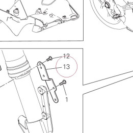 Right bracket 83017111AA