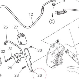 Left bracket 83017121AA