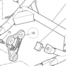 Bracket, stand right 83017411BA