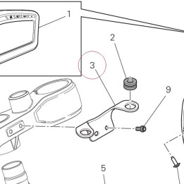 Bracket upper 83017541BA