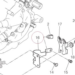 Bracket, carbon canister 83017642CA