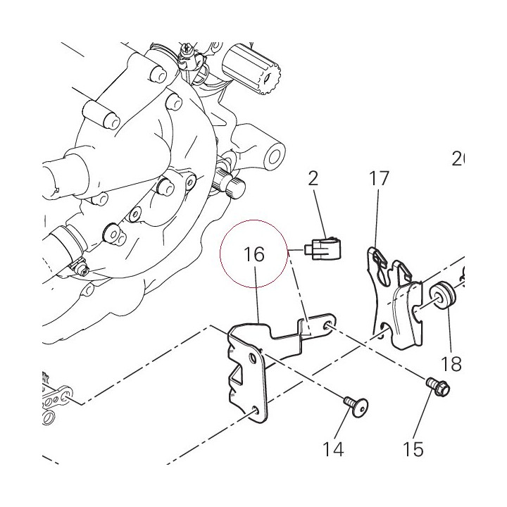 Bracket, carbon canister 83017642CA