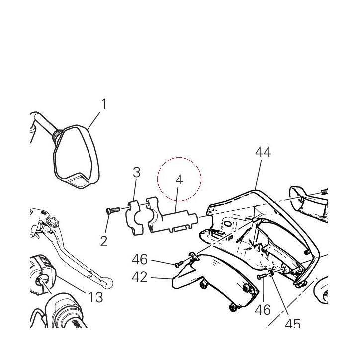 Right bracket 83017681B