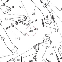 Bracket, muffler support 83017792AA