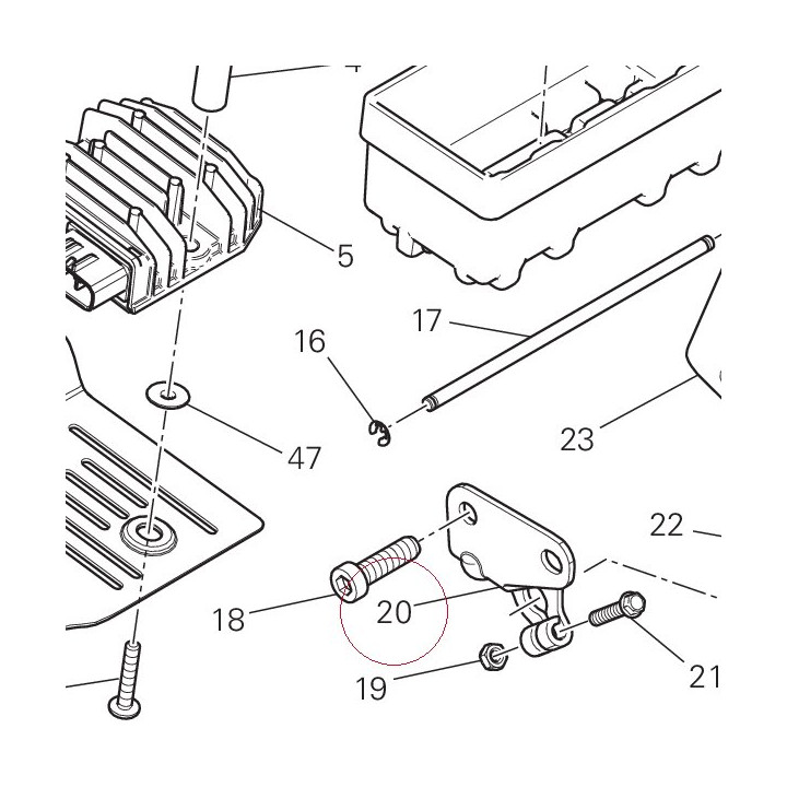 Right bracket 83018081AA