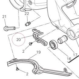Guide, hose 83018271A