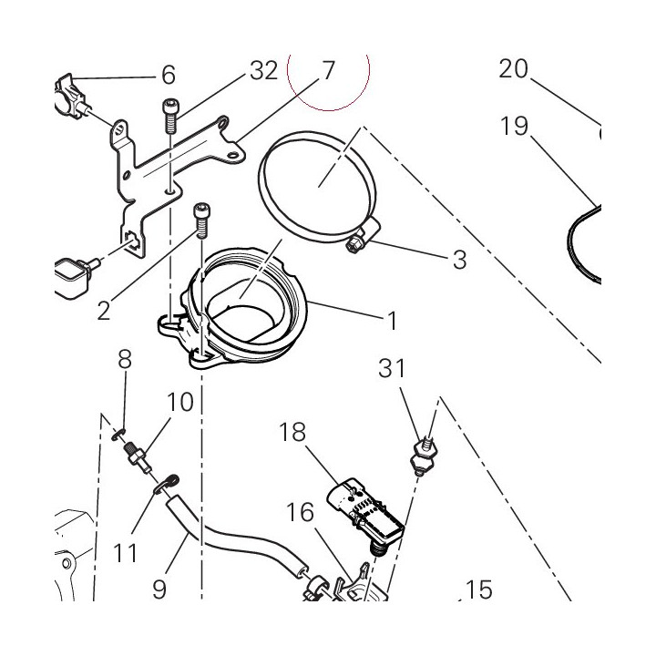 Bracket, water tank 83018421BA