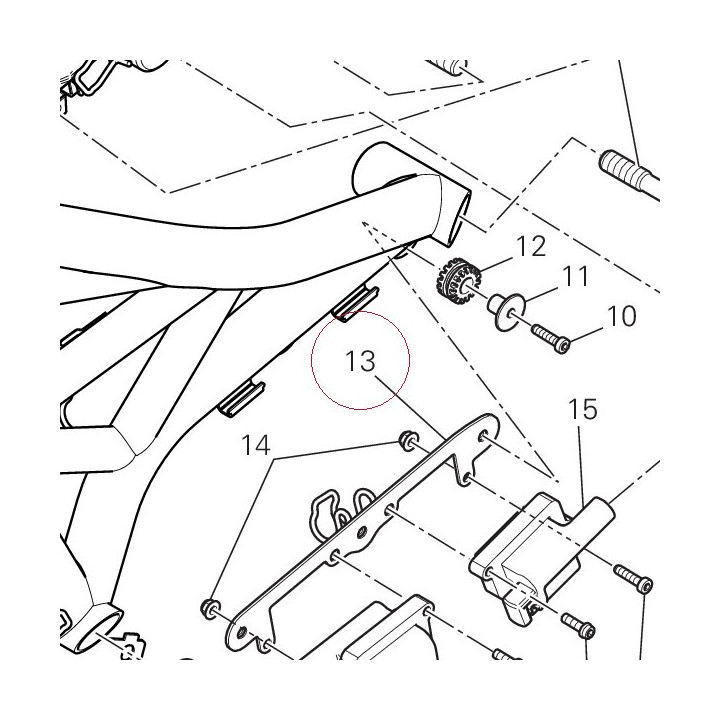Bracket, coil 83018431AA