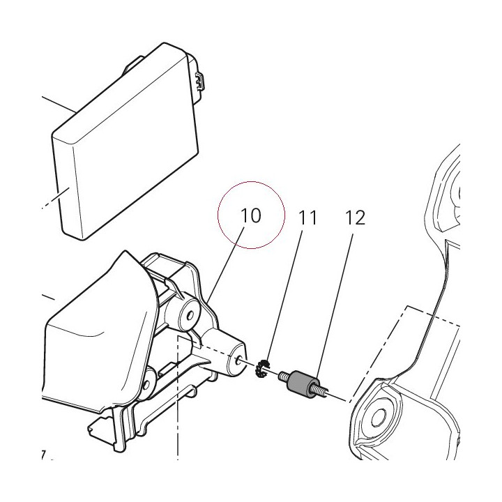 Bracket blackbox unit 83018711A