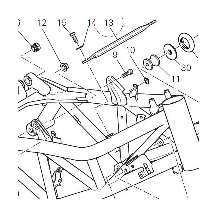 Bracket upper 83018821AA
