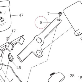 Bracket, battery band 83019201A