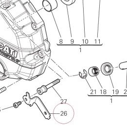 Right bracket 83019422AA