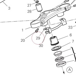 Hose guide 83019541BA