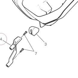 Bracket bottom right 83019871AA