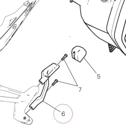Bracket bottom left 83019881AA