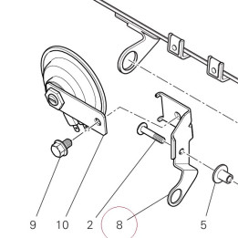 Bracket, horn 83019921BA