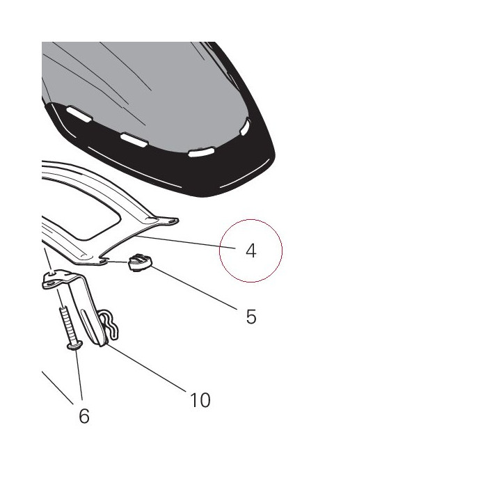 Brace, front fender 8301A151AA