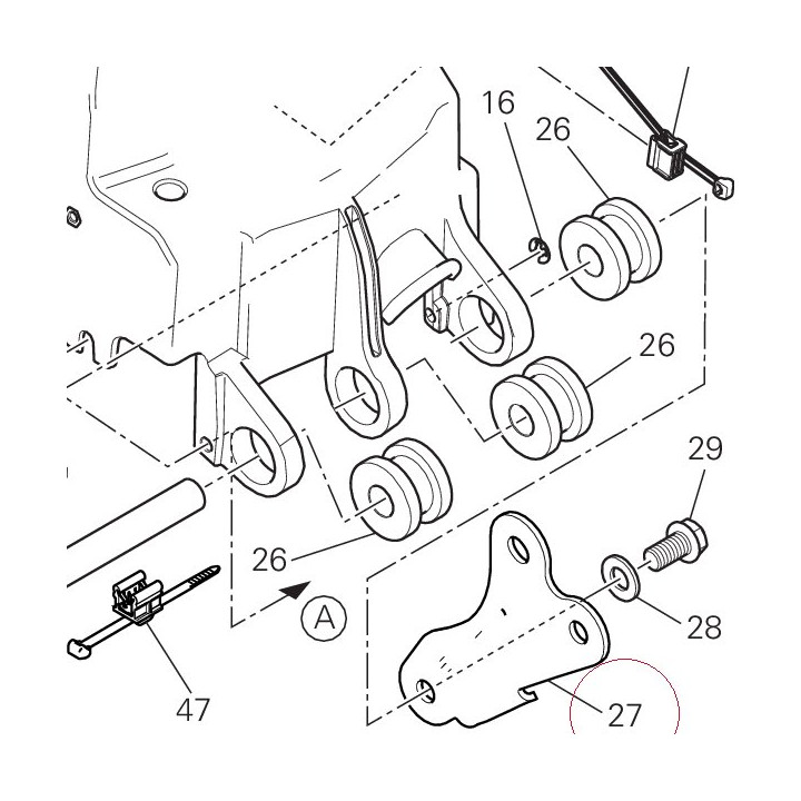 Left bracket 8301A241AA