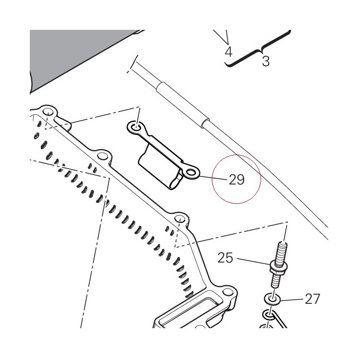 Guide, cable 8301A281A
