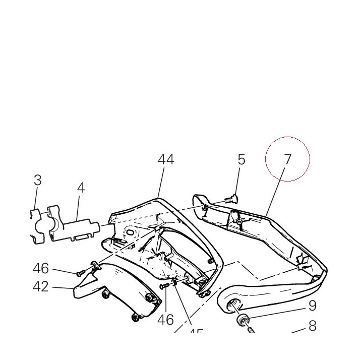 Right bracket 8301A382A