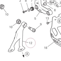 Left bracket 8301A501AA