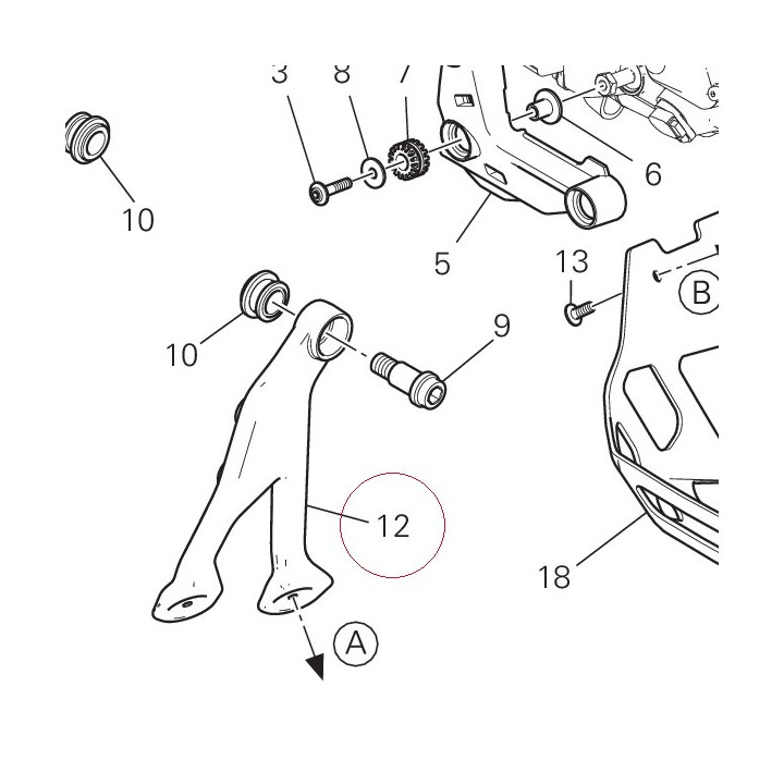 Left bracket 8301A501AA