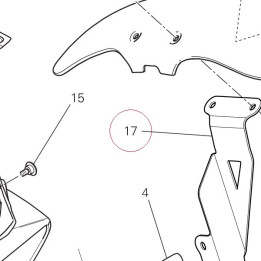 Bracket, front fender right 8301A881AA