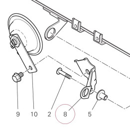 Bracket, horn 8301A951AA