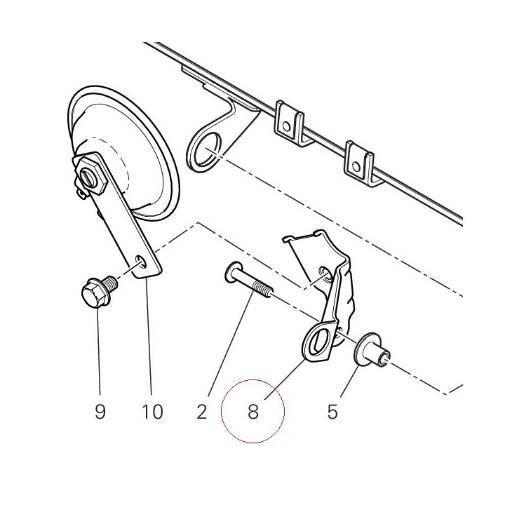 Bracket, horn 8301A951AA