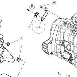 Right bracket 8301A961AA