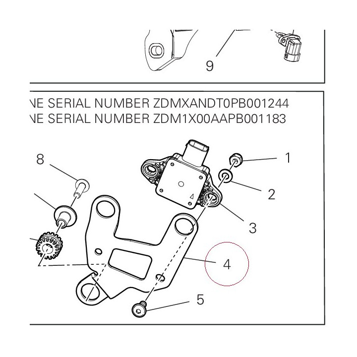 Bracket 8301B181AA