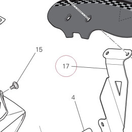 Bracket, front fender right 8301D601AA