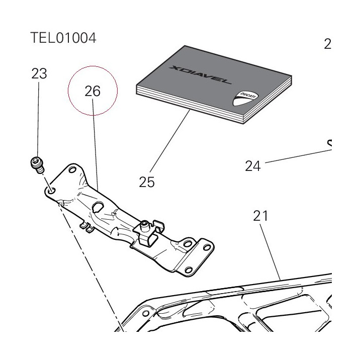 Bracket front 8301D931AA