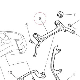 Headlight bracket 8301D961BA