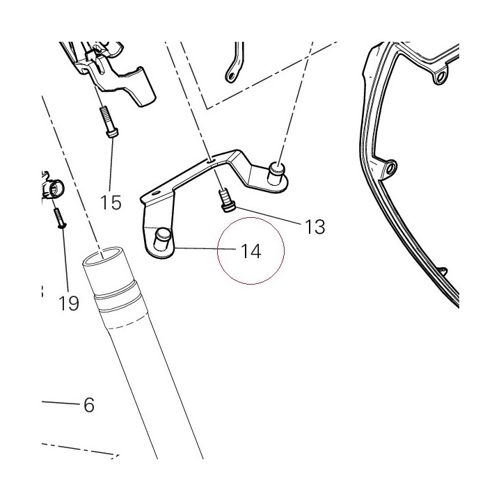 Bracket upper 8301D971A