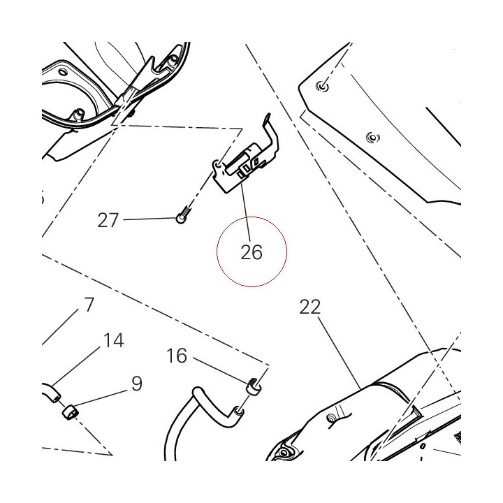 Bracket, connector 8301D991AA