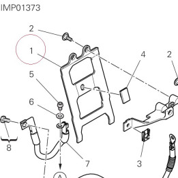 Bracket, battery band 8301E261A