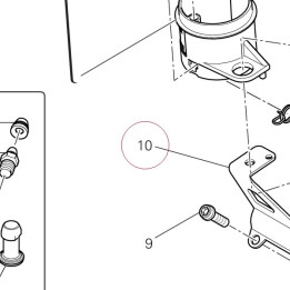Bracket, reservoir tank 8301E281AA